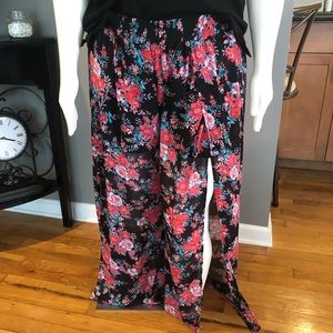 Torrid wide leg sheer pants